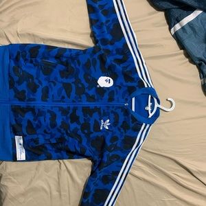 Bape x Adidas zip up